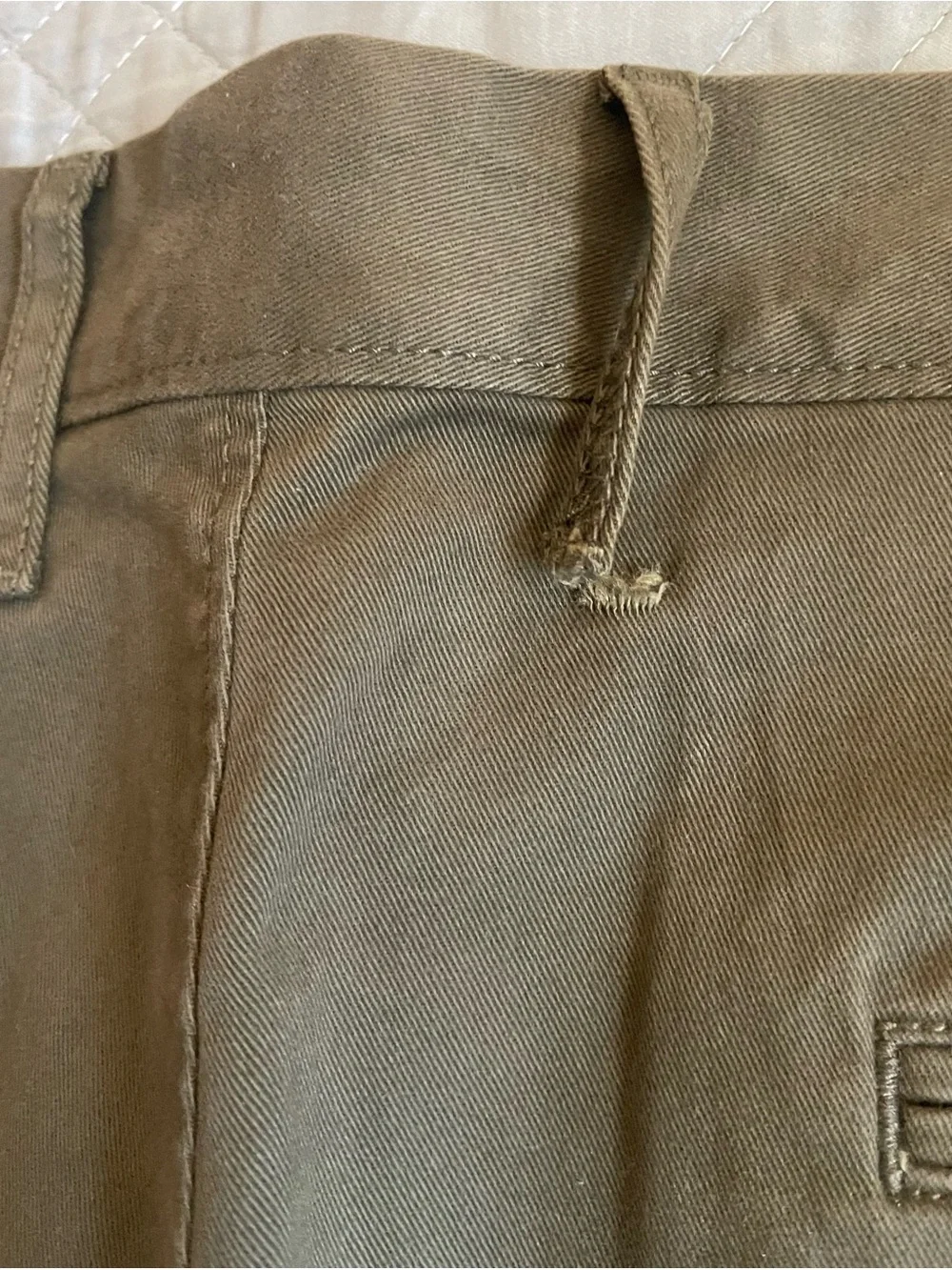 J. Crew 770M Straight-fit stretch chino pant in Catskill Green 34 NWD $98 AR886